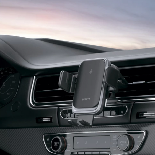 Автомобільний тримач З бездротовою зарядкою Proove Nitro Charge 15W (WHNC15002001) dark gray 289860 фото