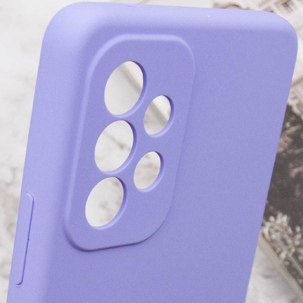 Чохол Silicone Cover Lakshmi Full Camera (AAA) для Samsung Galaxy A53 5G Бузковий / Dasheen 271906 фото