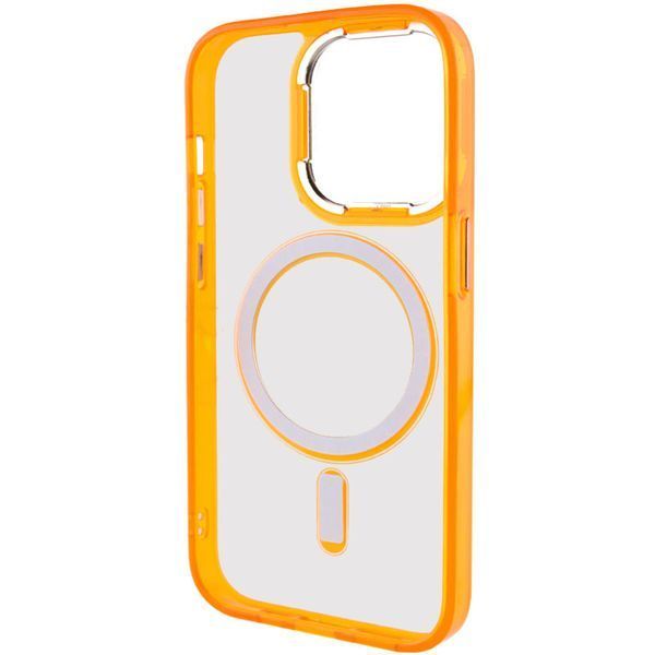 Чохол TPU Iris with MagSafe для Apple iPhone 14 Pro (6.1") Помаранчевий 272159 фото