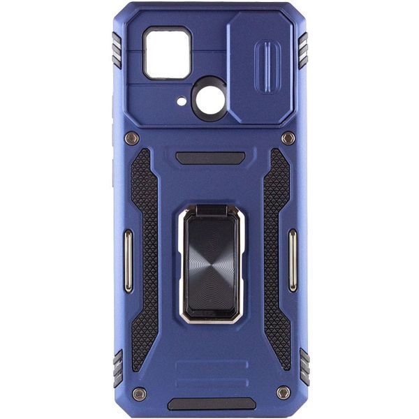 Ударостійкий чохол Camshield Army Ring для Xiaomi Redmi 10C Синій / Navy 257699 фото