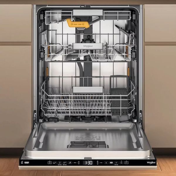 Посудомийна машина Whirlpool вбудована, 14компл., A+++, 60см, дисплей, 3й кошик, білий (W8IHT58T) 375479 фото