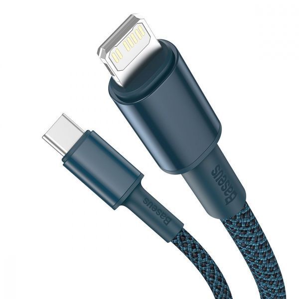 Кабель Baseus High Density Braided Type-C To Lightning PD 20W (1m) CATLGD-01 Black 275375 фото