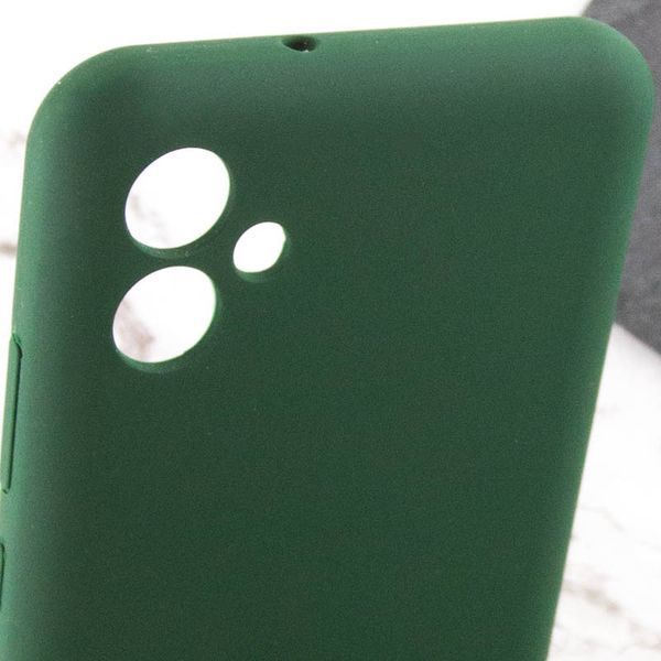 Чохол TPU GETMAN Liquid Silk Full Camera для Samsung Galaxy A06 Зелений / Dark green 323938 фото