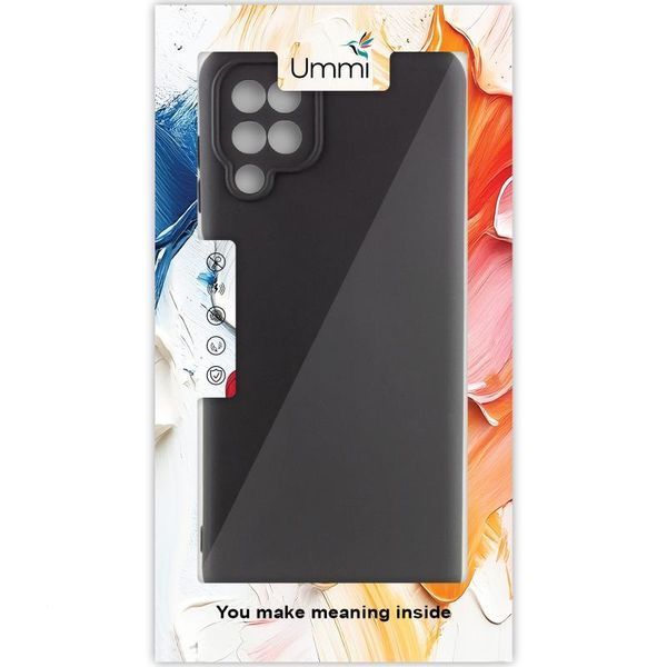 Чохол Silicone Cover Ummi Lakshmi Full Camera (AA) для Samsung Galaxy A12 Чорний / Black 402648 фото
