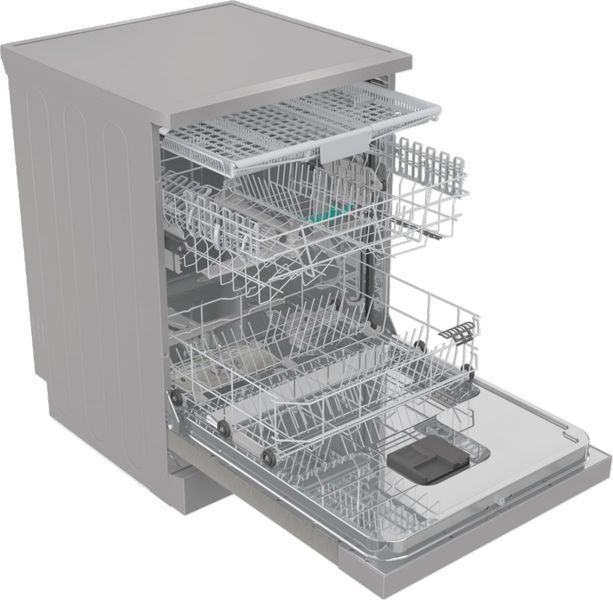 Посудомийна машина Gorenje, 16компл., A+++, 60см, дисплей, 3 кошика, AquaStop, сірий (GS643E90X) 374409 фото
