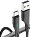 Кабель ESSAGER Rousseau 3A Fast Charging USB Lightning Cable 0.25m (EXCL-LSB01) Black 315525 фото 3
