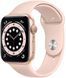 Смарт-годинник Apple Watch Series 6 44mm Gold Aluminum Case with Pink Sand Sport Band (M00E3) 165098 фото 1