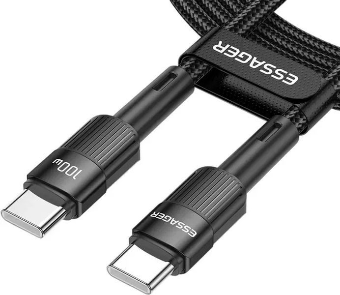 Кабель Essager Star 100W USB Charging Cable Type C to Type C 2m (EXCTT1-XCA01) Black 315340 фото