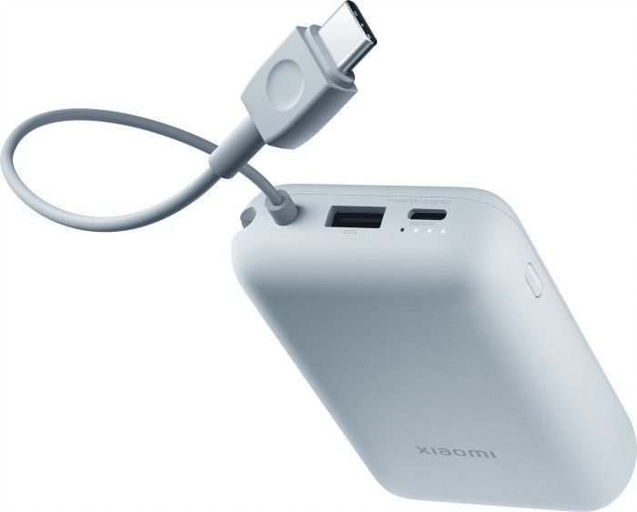 Портативна батарея Xiaomi 10000mAh 22.5W (Integrated Cable) (BHR9073GL) голуб 324227 фото