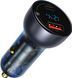 АЗП Baseus Particular Digital Display PPS Dual Quick Charger 65W USB + Type-C CCKX-C0G (gray) 248262 фото 2