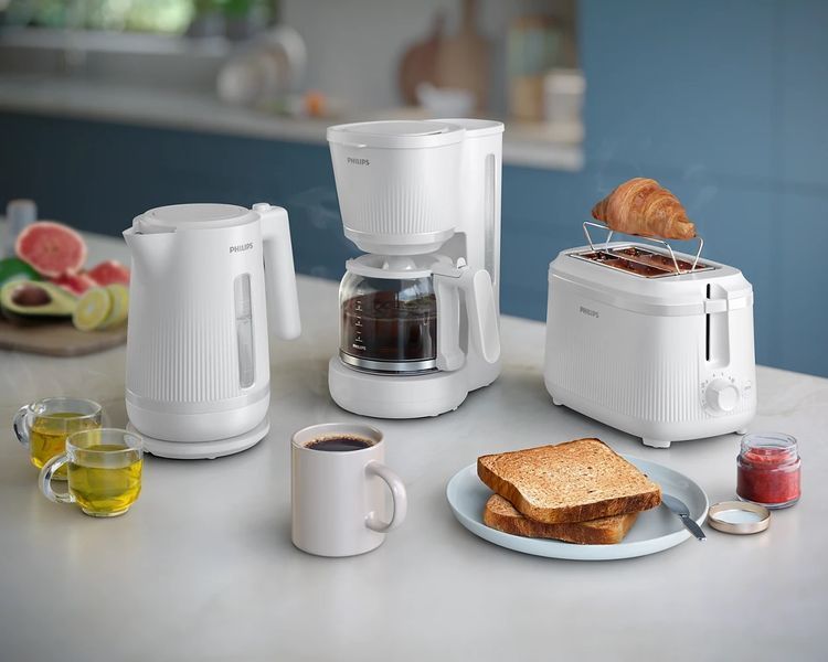 Електрочайник Philips Series 3000, Strix, пластик, білий (HD9411/00) 369705 фото