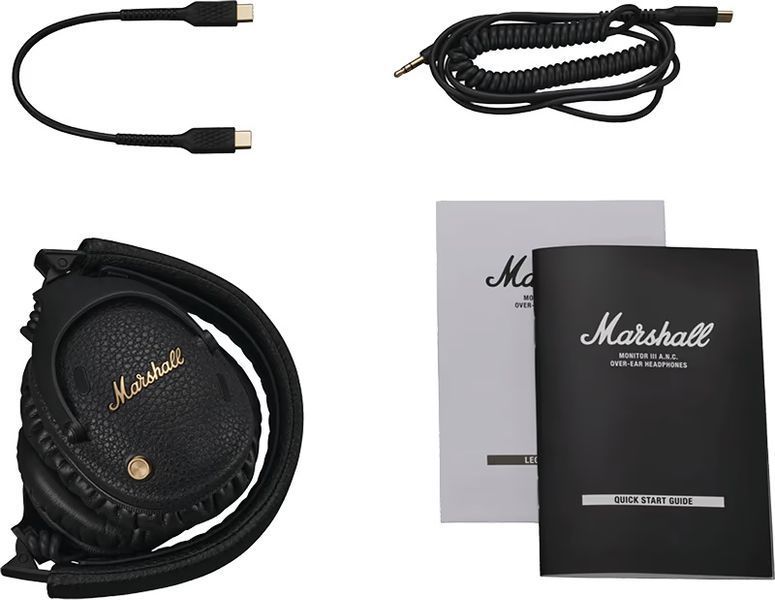 Навушники Marshall Monitor III A.N.C (1006861) Black 326605 фото
