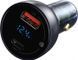 АЗП Baseus Particular Digital Display PPS Dual Quick Charger 65W USB + Type-C CCKX-C0G (gray) 248262 фото 3