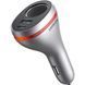 Автомобільний Зарядний пристрій UGREEN CD204 Car Charger 2xUSB Ports Single Extension Socket QC+PD 20W (60712) Silver 280619 фото 1