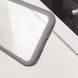 TPU чохол Transparent + Colour 1,5mm для Apple iPhone 15 (6.1") Grey 296092 фото 11