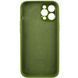 Чохол Silicone Case Full Camera Protective (AA) для Apple iPhone 12 Pro Max (6.7") Зелений / Dark Olive 261896 фото 4
