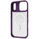 Чохол-накладка iPhone 17 Pro Max Proove Clear Essence Case with Magnetic Ring (PCCEIP17PM04) deep purple 394207 фото 3