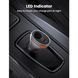Автомобільний Зарядний пристрій UGREEN CD204 Car Charger 2xUSB Ports Single Extension Socket QC+PD 20W (60712) Silver 280619 фото 6