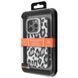 Чохол Kajsa Leopard Pattern with Magnetic Ring iPhone 16 Pro gray 400129 фото 2