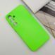 Чохол TPU GETMAN Liquid Silk Full Camera для Samsung Galaxy S24 Салатовий / Neon Green 397578 фото 2