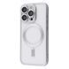 Чохол Metal Matte Case with Magnetic Ring iPhone 15 Pro white titanium 387093 фото 1
