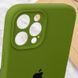 Чохол Silicone Case Full Camera Protective (AA) для Apple iPhone 12 Pro Max (6.7") Зелений / Dark Olive 261896 фото 5
