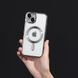 Чохол Metal Matte Case with Magnetic Ring iPhone 15 Pro white titanium 387093 фото 6