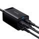 Зарядний Пристрій Baseus GaN3 Pro 65W (2 Type-C + 2 USB) + Cable Type-C to Type-C 100W (1m) (CCGP040101) Black 252340 фото 5