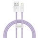 Кабель Baseus Dynamic Series Fast Charging Data USB кабель USB To IP 2.4A 1m (CALD000405) Purple 255238 фото 1
