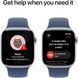 Смарт-годинник Apple Watch Series 10 GPS 46mm Silver Aluminium Case with Denim Sport Band S/M MWWL3Q 320061 фото 6