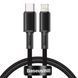 Кабель Baseus High Density Braided Type-C To Lightning PD 20W (1m) CATLGD-01 Black 275375 фото 1