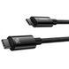 Кабель Baseus Baseus Tungsten Gold Type-C To Type-C 240W (CAWJ040101) 2m Black 276676 фото 9