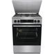 Плита Gorenje комбінована, 71л, 60x60см, дисплей, чавун,з кришкою, програматор IconLed,нерж (GKS6C71XF) 375158 фото 1