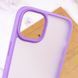 TPU+PC чохол Metal Buttons для Apple iPhone 15 Plus (6.7") Бузковий 275712 фото 6