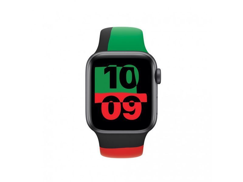 Ремінець Apple Watch Sport Band 38/40/41mm Black Unity (MJ4V3) 266050 фото