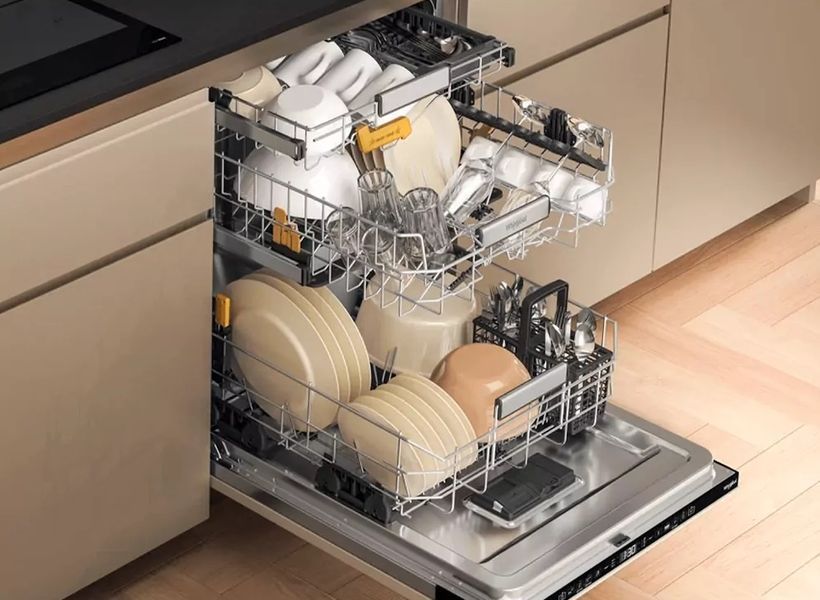 Посудомийна машина Whirlpool вбудована, 14компл., A+++, 60см, дисплей, 3й кошик, білий (W8IHT58T) 375479 фото