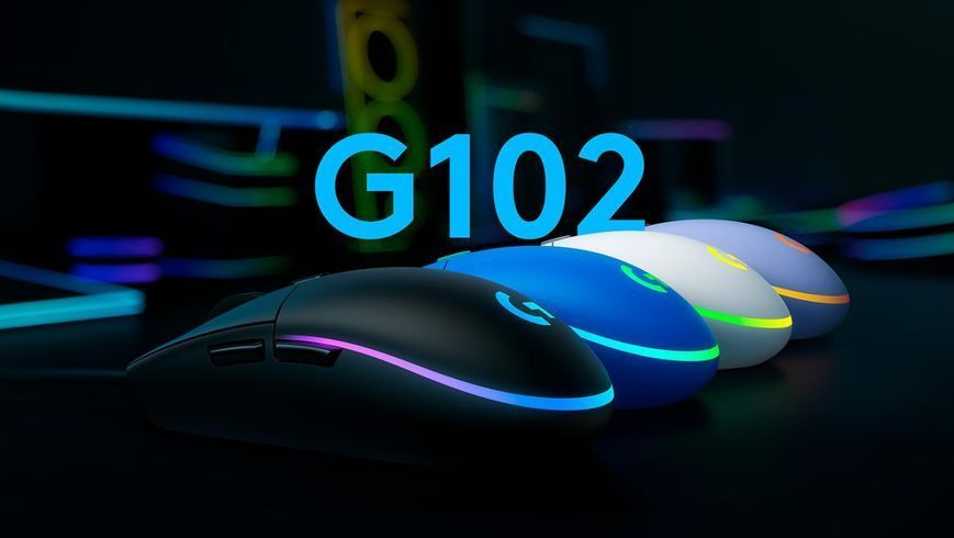 Миша LOGITECH G102 LIGHTSYNC - LILAC - EER 306498 фото