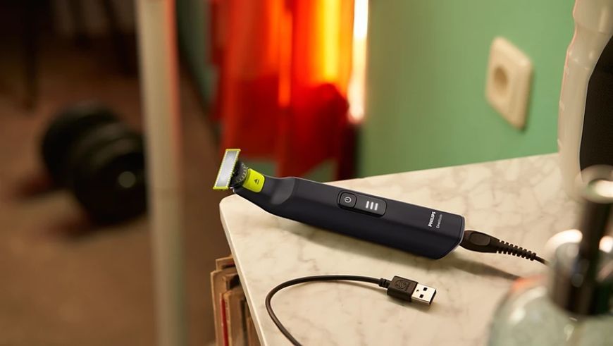 Бритва електр. Philips OneBlade Pro 360, Li-Ion, сух.+волог., індикатор заряду, чорний (QP6542/15) 372165 фото