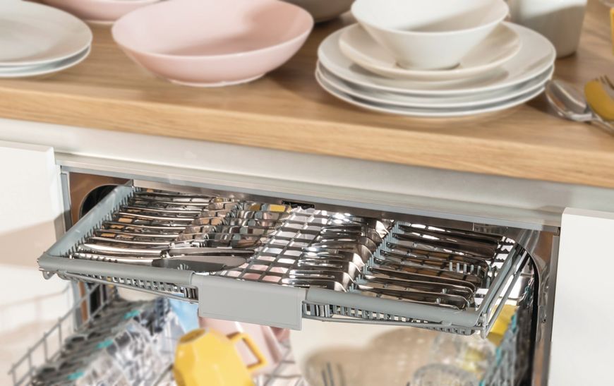 Посудомийна машина Gorenje, 16компл., A+++, 60см, дисплей, 3 кошика, AquaStop, сірий (GS643E90X) 374409 фото