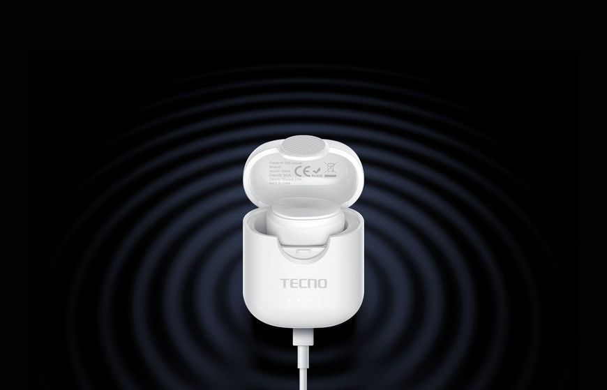 Гарнітура TECNO Minipods M1 Mono White (4895180759475) 365780 фото