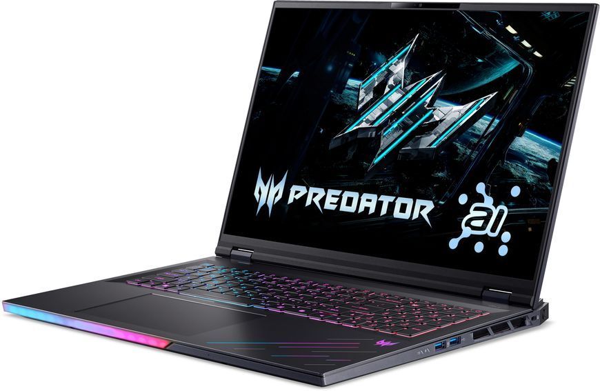 Ноутбук ACER Predator Helios 18 PH18-73 18" WQXGA IPS, Intel U9-275HX, 64GB, F2TB, NVD5080-16, Win11P (NH.QVYEU.008) 379932 фото