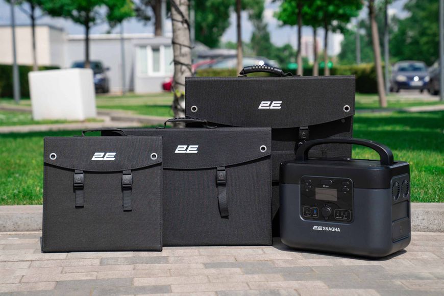 Портативна сонячна панель 2E, DC 60 Вт, USB-С 18 Вт, USB-A 24 Вт (2E-LSFC-60) 362153 фото