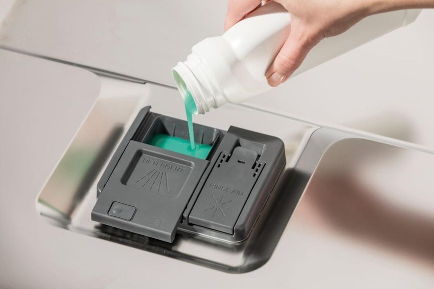 Посудомийна машина Gorenje, 16компл., A+++, 60см, дисплей, 3 кошика, AquaStop, сірий (GS643E90X) 374409 фото