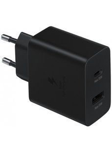 Зарядний Пристрій Samsung 35W EP-TA220NBEGRU Power Adapter Duo Black 208127 фото