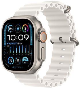 Смарт-годинник Apple Watch Ultra 2 GPS + LTE 49mm Titanium Case With White Ocean Band MREJ3 277291 фото