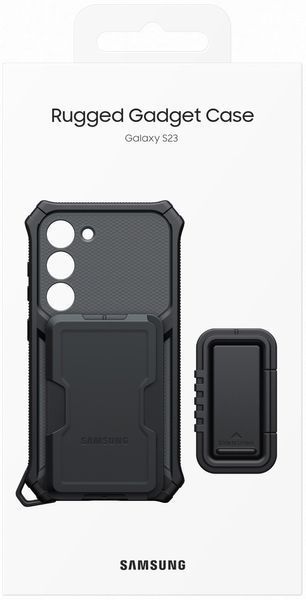 Чохол-накладка Samsung S23 Rugged Gadget Case EF-RS911CBEGRU Titan 265243 фото