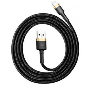 Кабель Baseus Cafule Lightning 2.0 М 2 A CALKLF-CV1 B-Gold 252291 фото