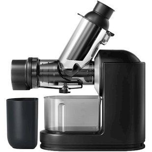 Соковитискач Philips Viva Collection шнековий 150Вт, чаша-1л, жмих-0.75л, пластик, чорний (HR1889/70) 373134 фото