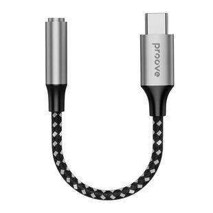 Перехідник AUX Proove SoundMesh Type-C to 3.5mm (ACSM00005201) Gray 286772 фото