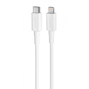 Кабель Proove Small Silicone Type-C to Lightning 20W (1m) (CCSM20002102) White 286740 фото